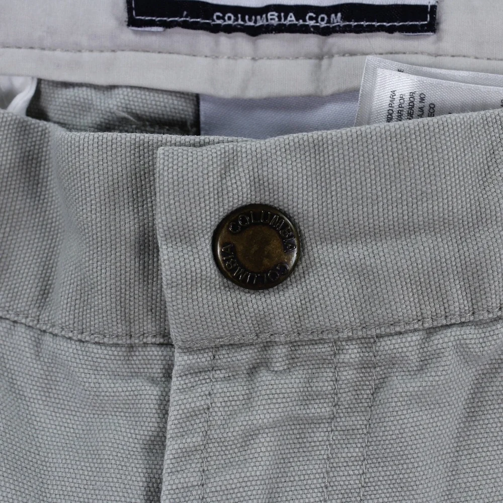 Columbia Men's Gray Granite Cloth Hiking Pants Size 36x30 Outdoor Utility